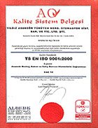 Yıldız Asansör kalite belgesi
