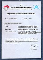 Yıldız Asansör kalite belgesi